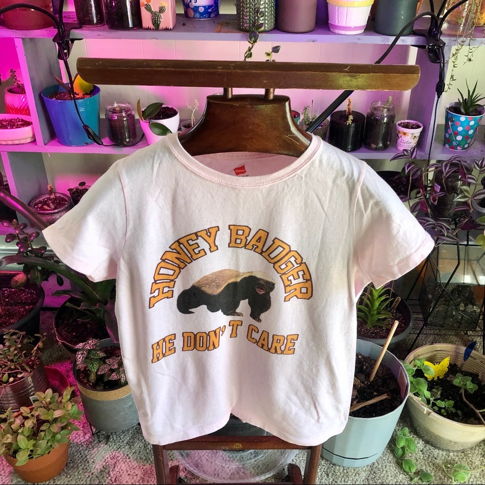 Honey badger he don’t care shirt